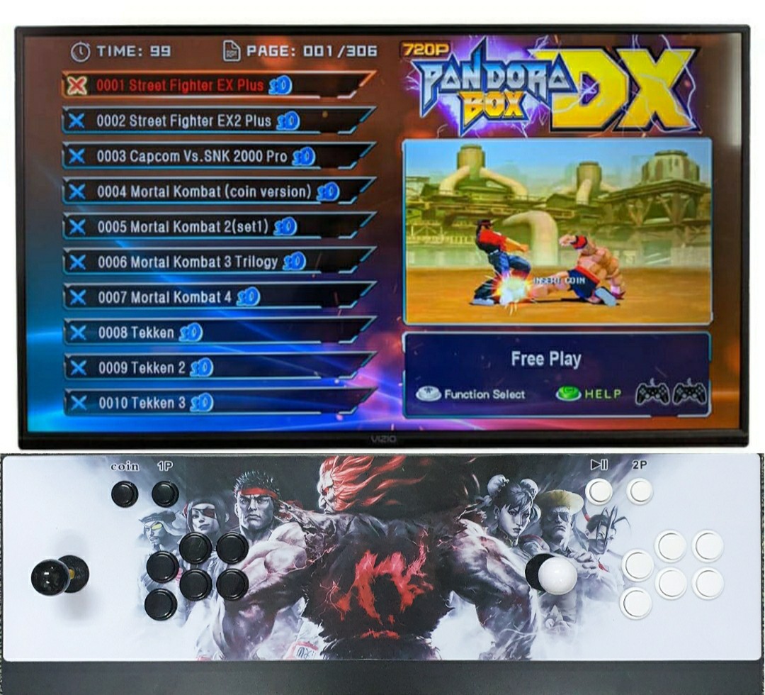 Pandora Box DX: 3000 Games (Special Design Metal Edition), Video Gaming,  Video Game Consoles, Others on Carousell