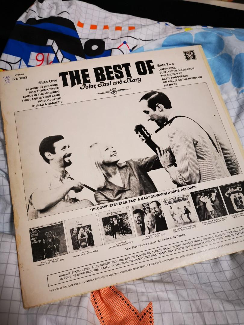 Peter Paul Mary Greatest Hits Vinyl Music Media Cds Dvds Other Media On Carousell