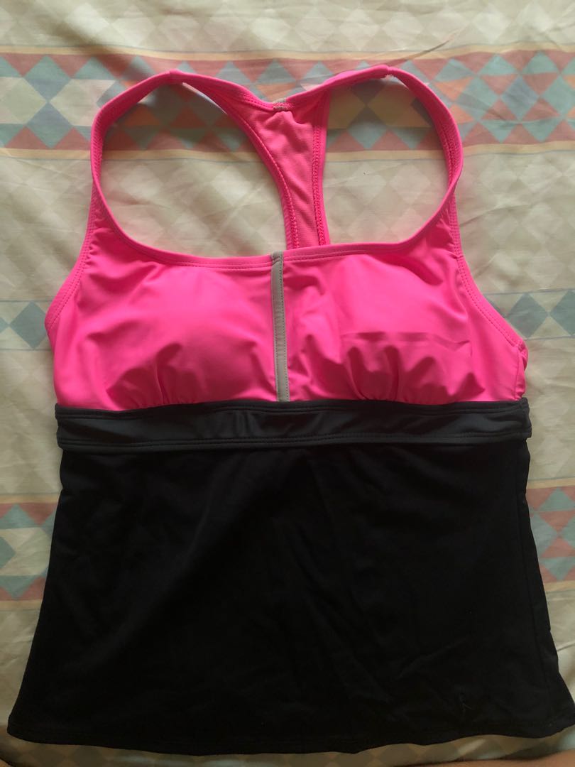 danskin tank top with built in bra