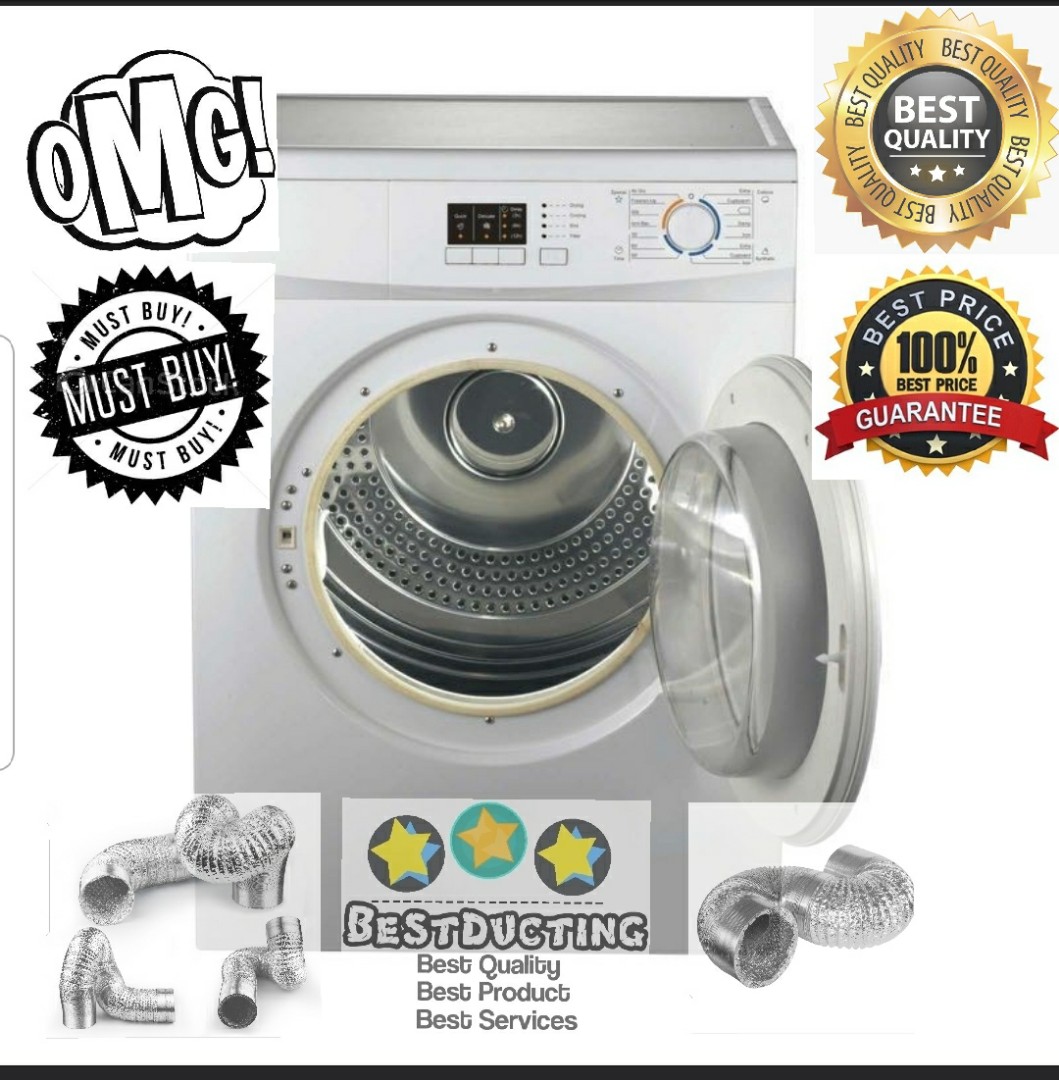 Dryer hose / aircon pipe / potable aircon hose / cookerhood, TV & Home