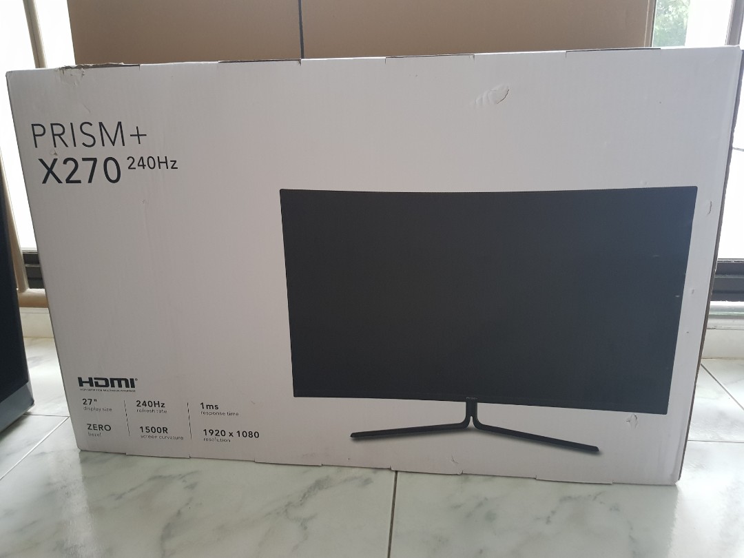 Prism+ X270 240hz curve 27inch monitor 