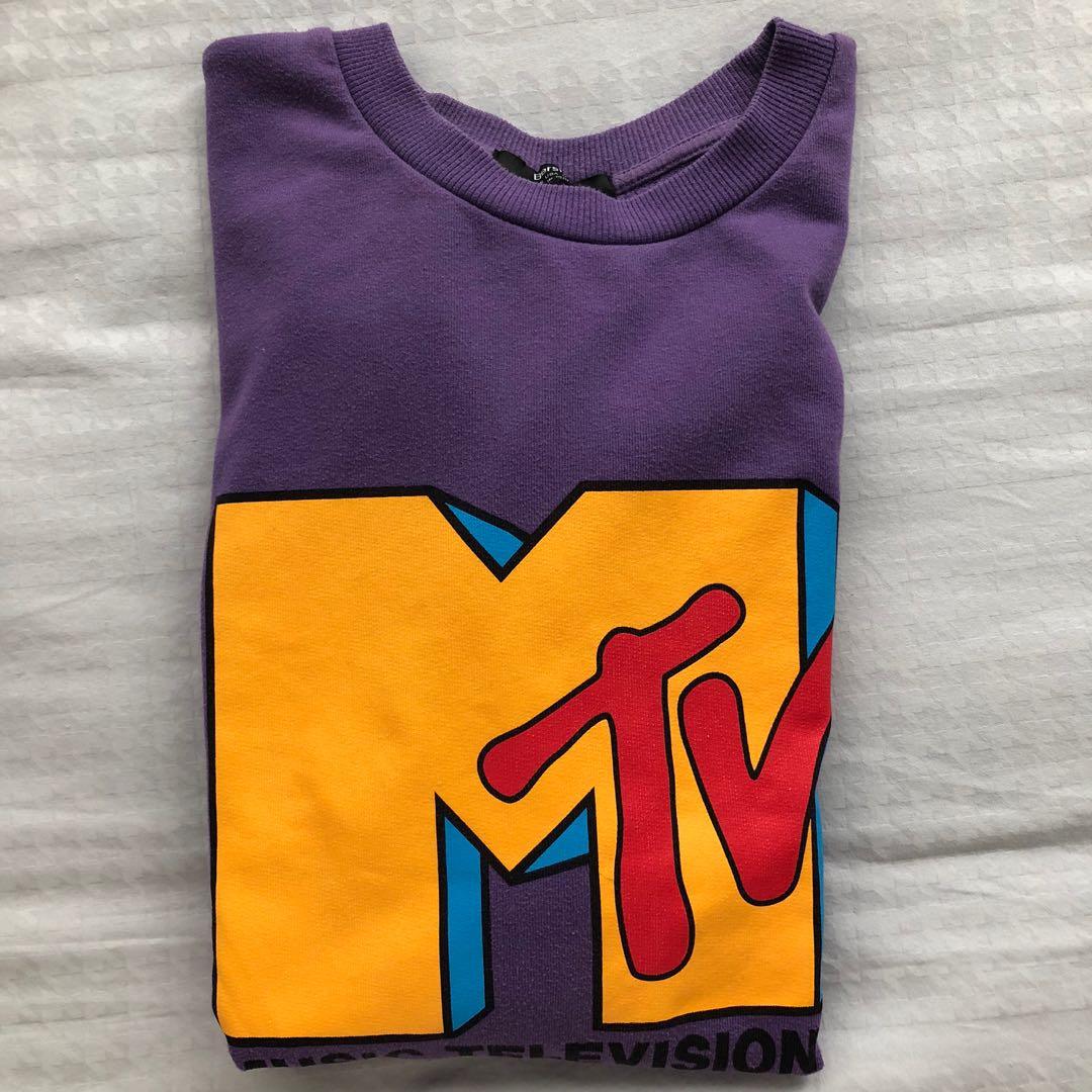 Purple mtv sweatshirt hot sale