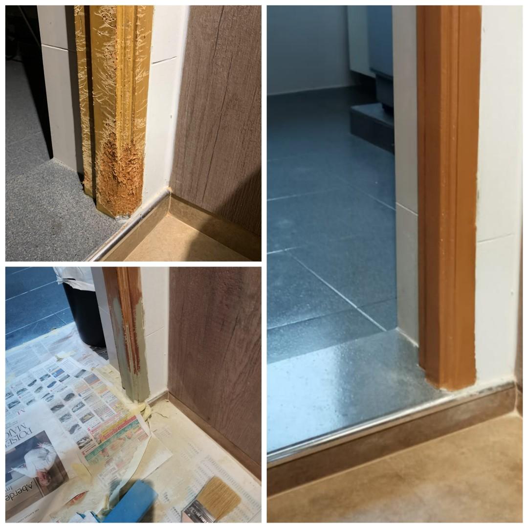 Quality Door Frame Repair Services Home Services Renovations On Carousell