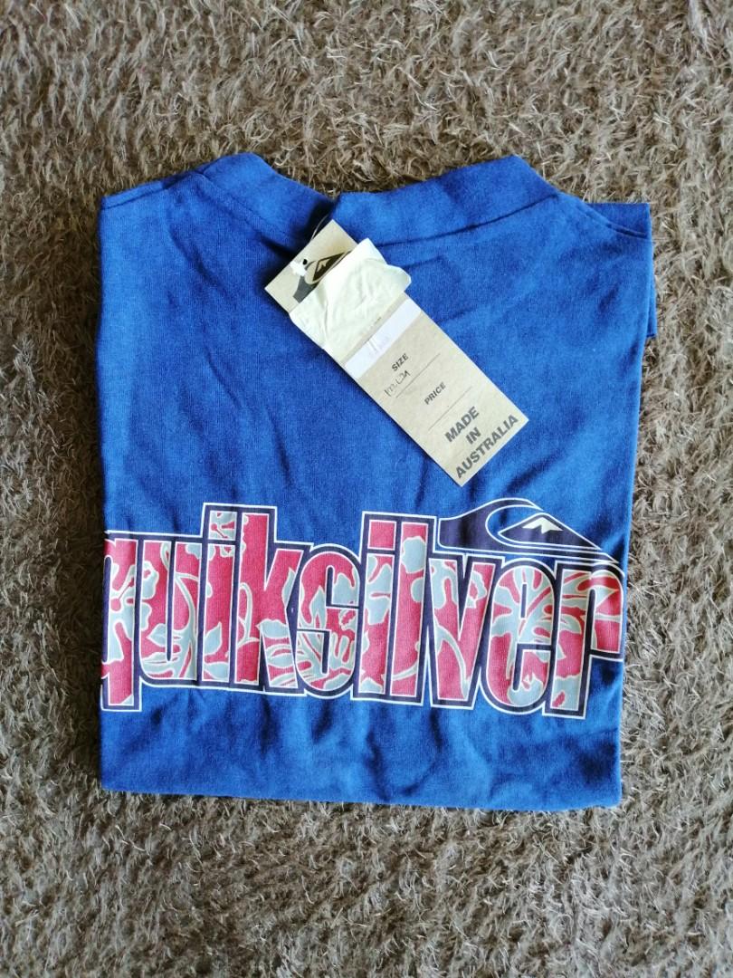 Quicksilver Surfer Word Logo Men S Fashion Clothes Tops On