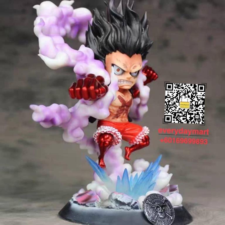 READY STOCK????ONE PIECE MONKEY D. LUFFY SNAKEMAN????FORM GEAR 4 STRAW ...