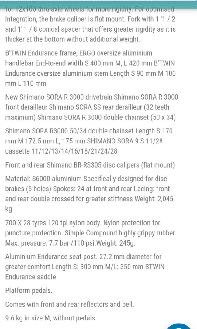 ultra 500 afgf road bike
