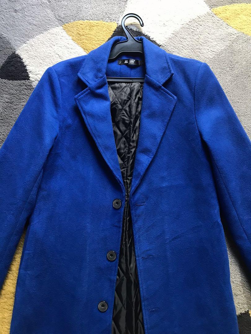 royal blue wool coat