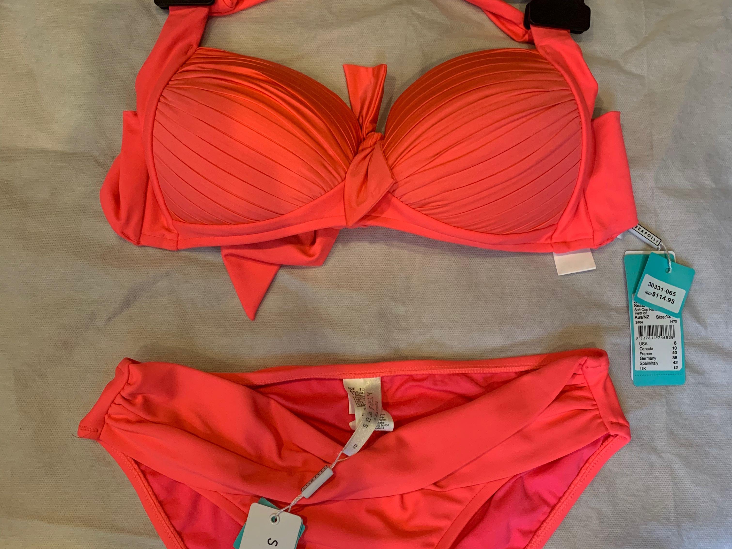 seafolly bikini pink