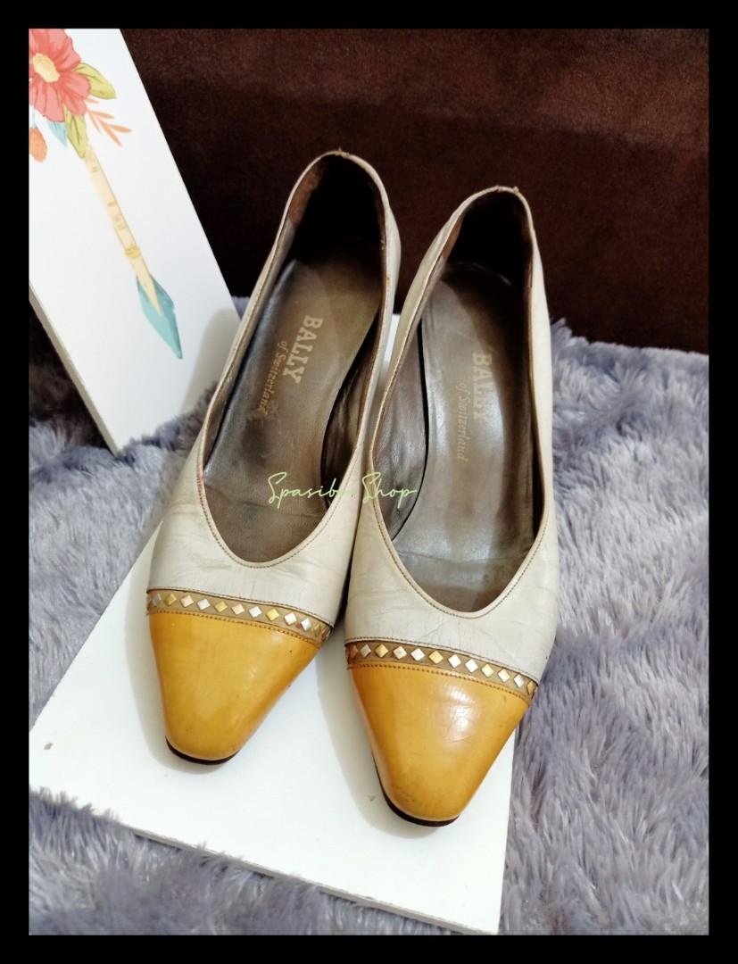 Bally Defect Women Shoes 5 Cm Heels Sepatu Wanita Hak Tinggi Authentic Fesyen Wanita Sepatu Di Carousell
