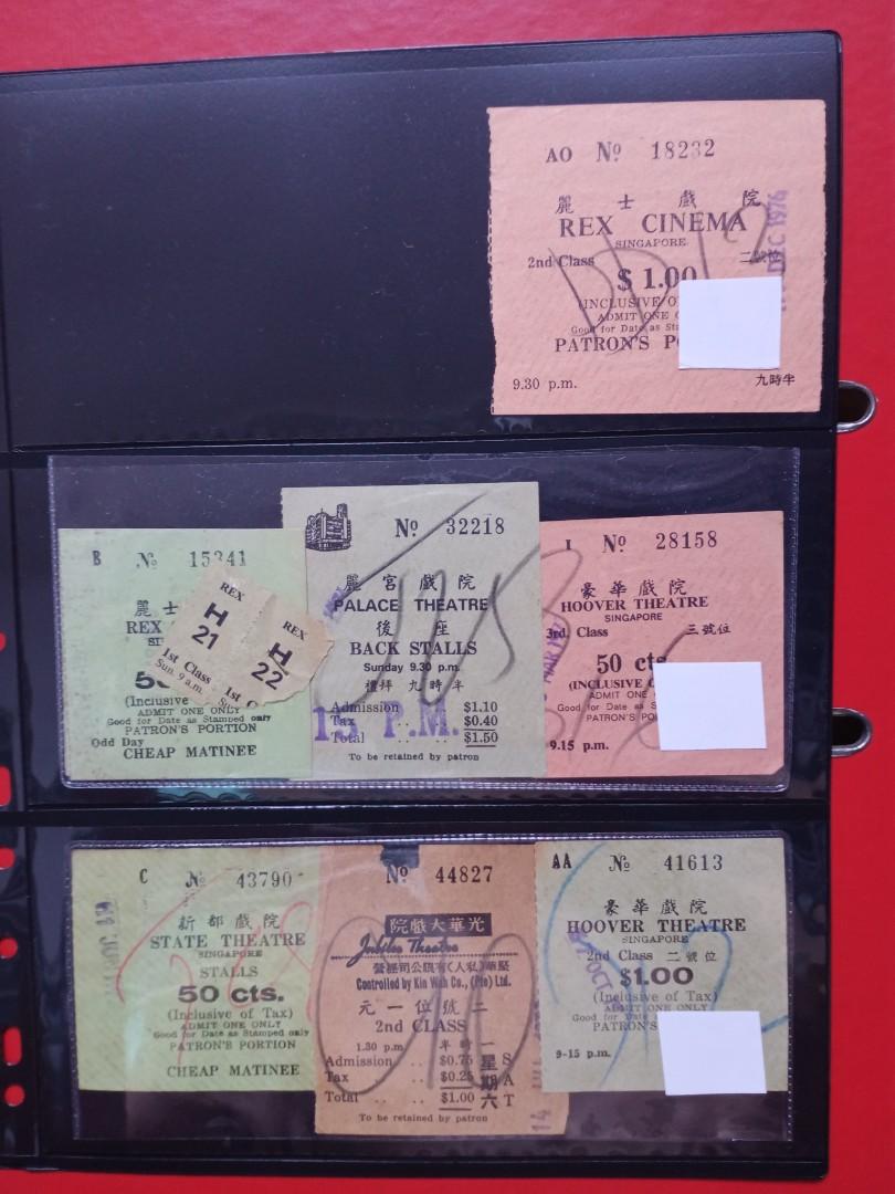 Sg Old Movie Tickets 5 All 54 Vintage Collectibles Vintage Collectibles On Carousell Where can i find the cheapest movie tickets (weekdays. carousell