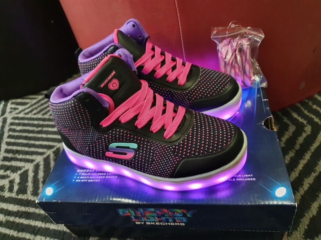 skechers energy lights girls