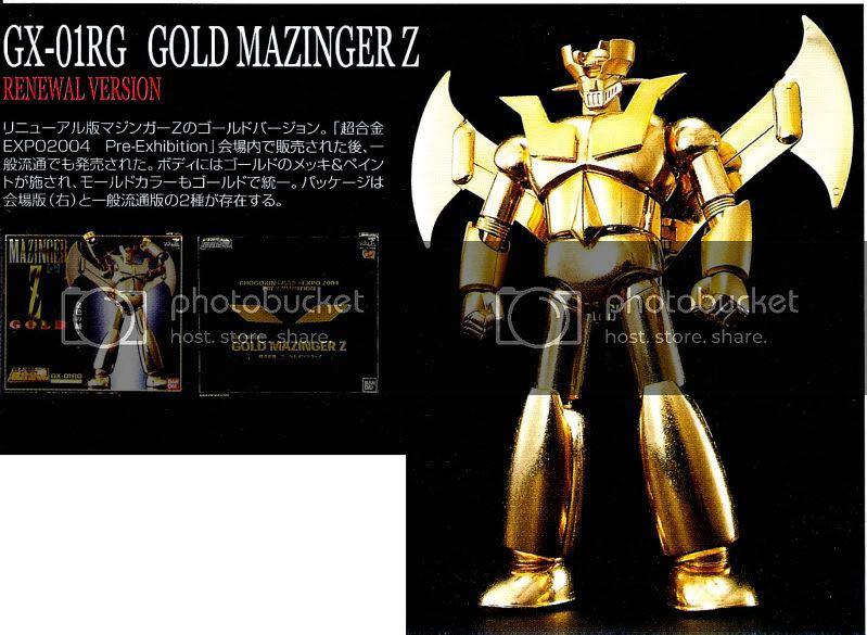 Bandai Soul Of Chogokin GX-01RG Mazinger Z / Goldorak - Occasion