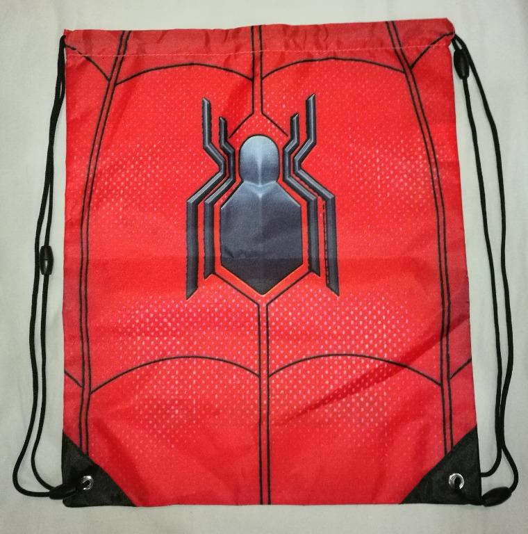 Spiderman drawstring top backpack