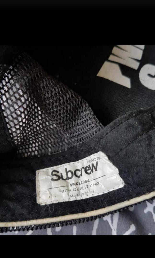 Subcrew cap (Category: Caps & Hats) located in Singapore. Submitted by f.torres (Listing ID 1013148536, Image 3). Description: Limited qty being produced Used but condition is still fine No stains or tears, been stored inside my wardrobe as collector item until now decide to let go cause wont forsee myself wearing this anymore. What u see is what u get for this super rare design One of the most popular design among all subcrew cap.