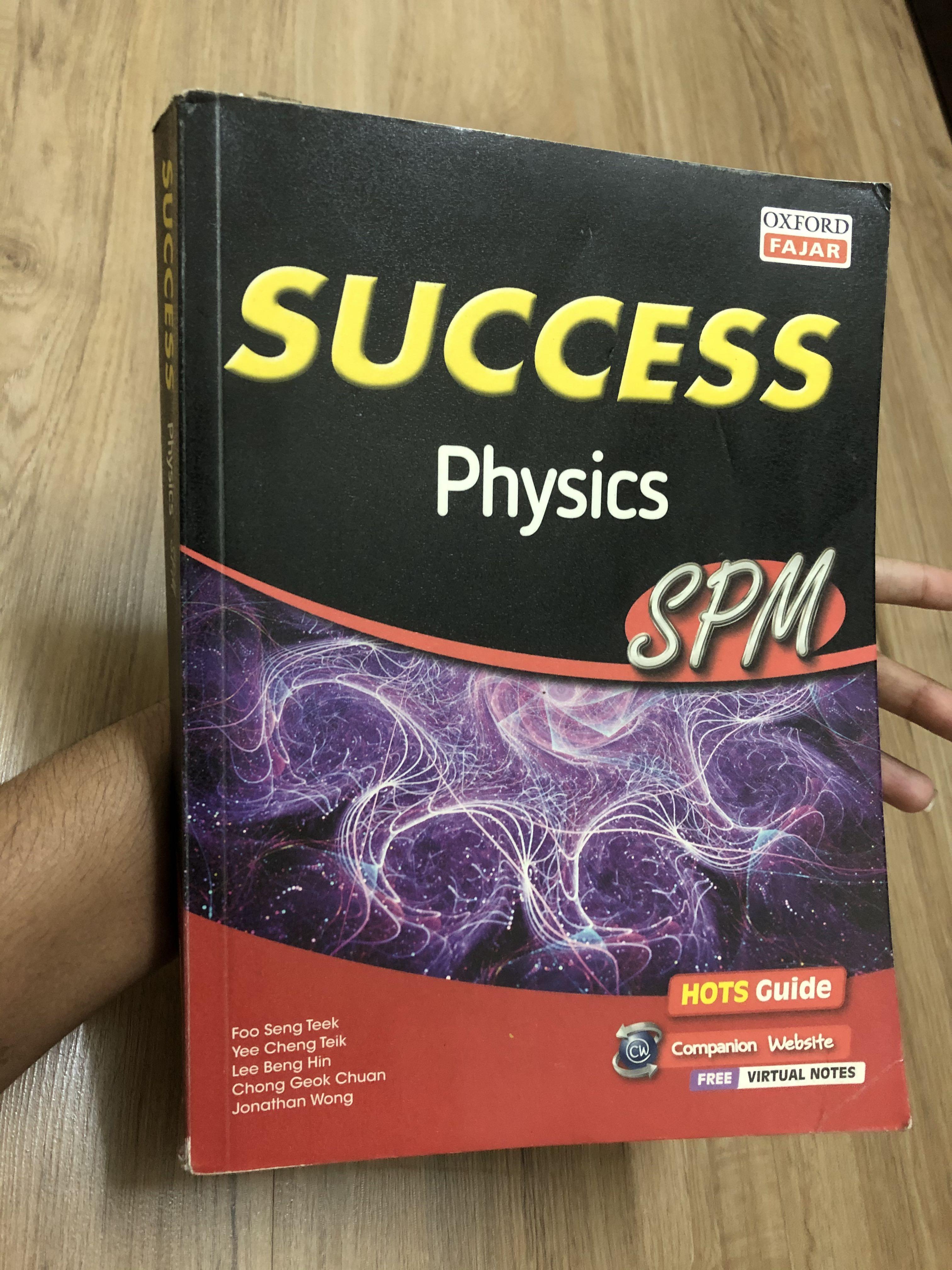 Success Physics Spm Refrence Book Textbooks On Carousell