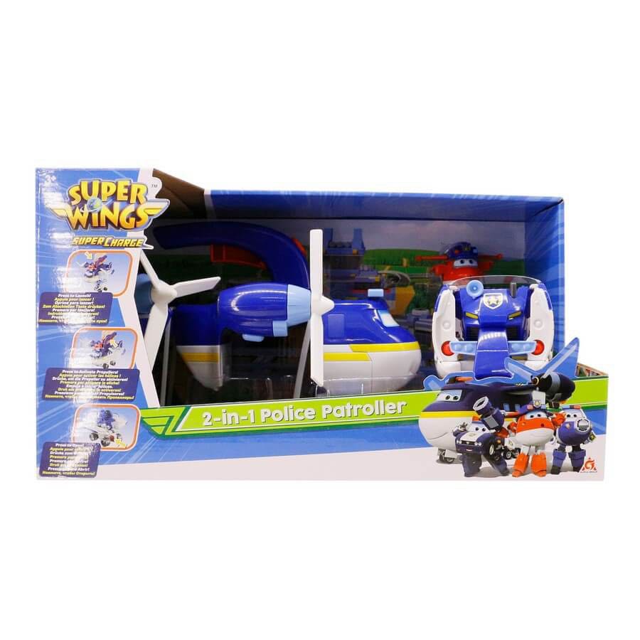 super wings 2 in 1 police patroller