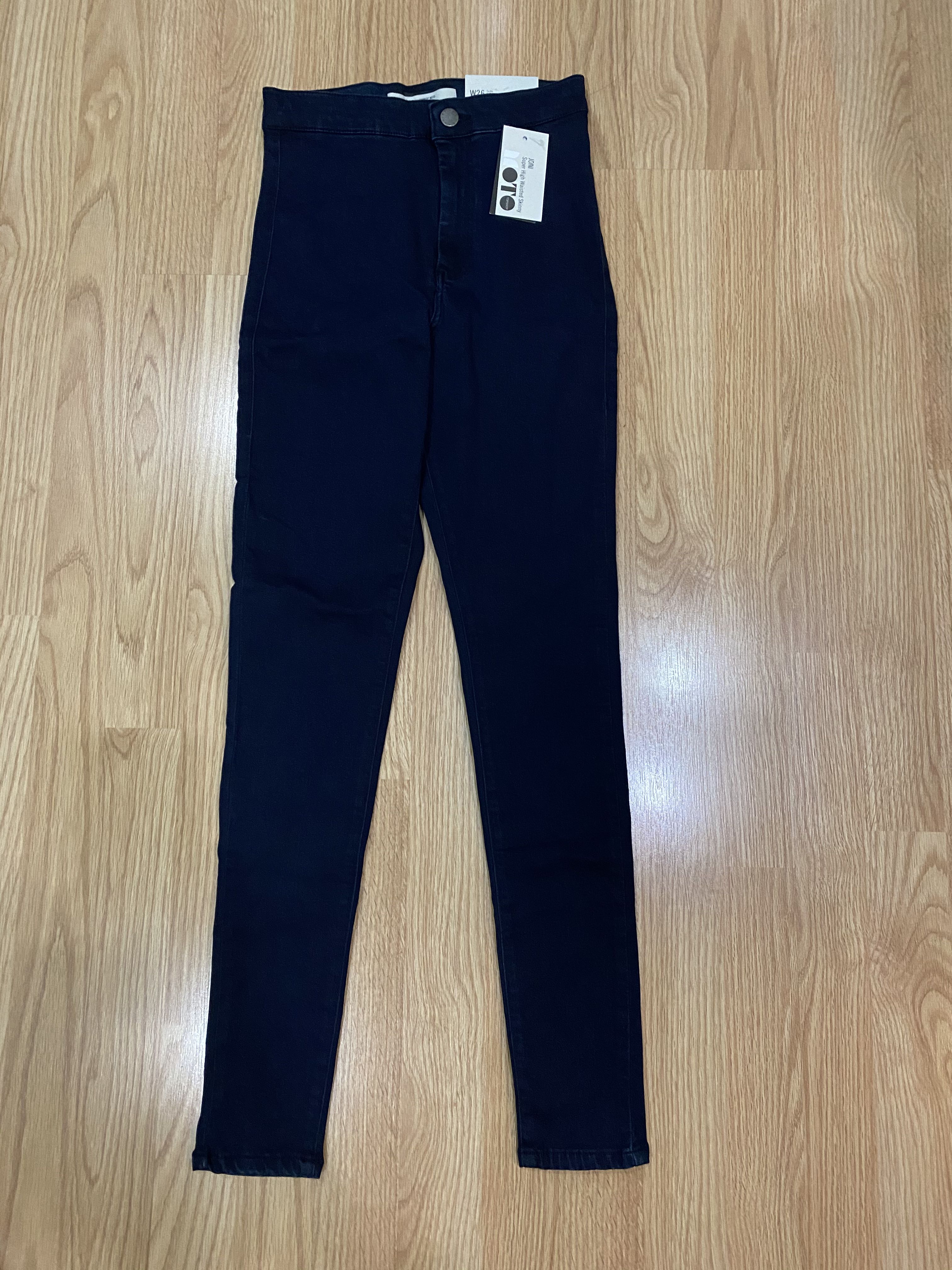 topshop dark blue joni jeans