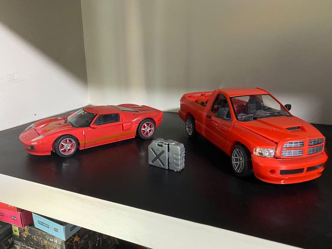 Transformers Alternators (Category: Toy Figures) located in Singapore. Submitted by tanjohan (Listing ID 1013322642, Image 2). Description: Rodimus and Optimus with upgrade kit 80 for both.