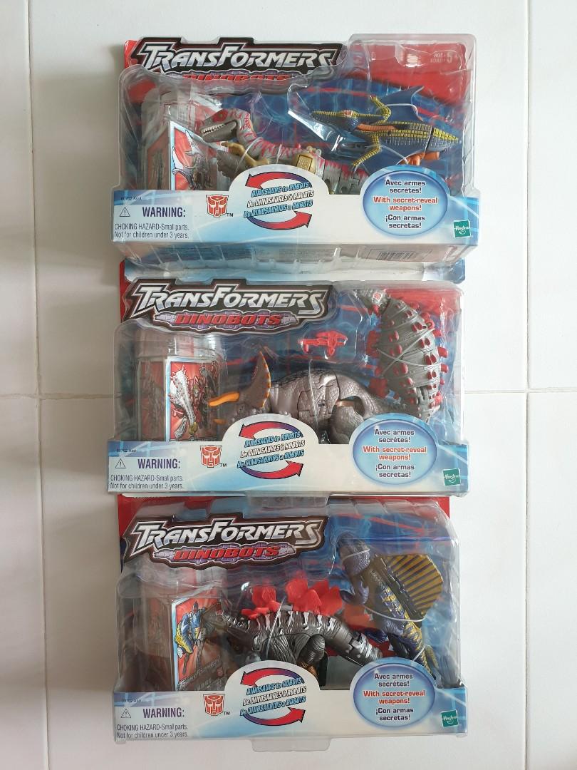 Transformers Armada Dinobots Walmart Exclusive Set of 3, Hobbies & Toys