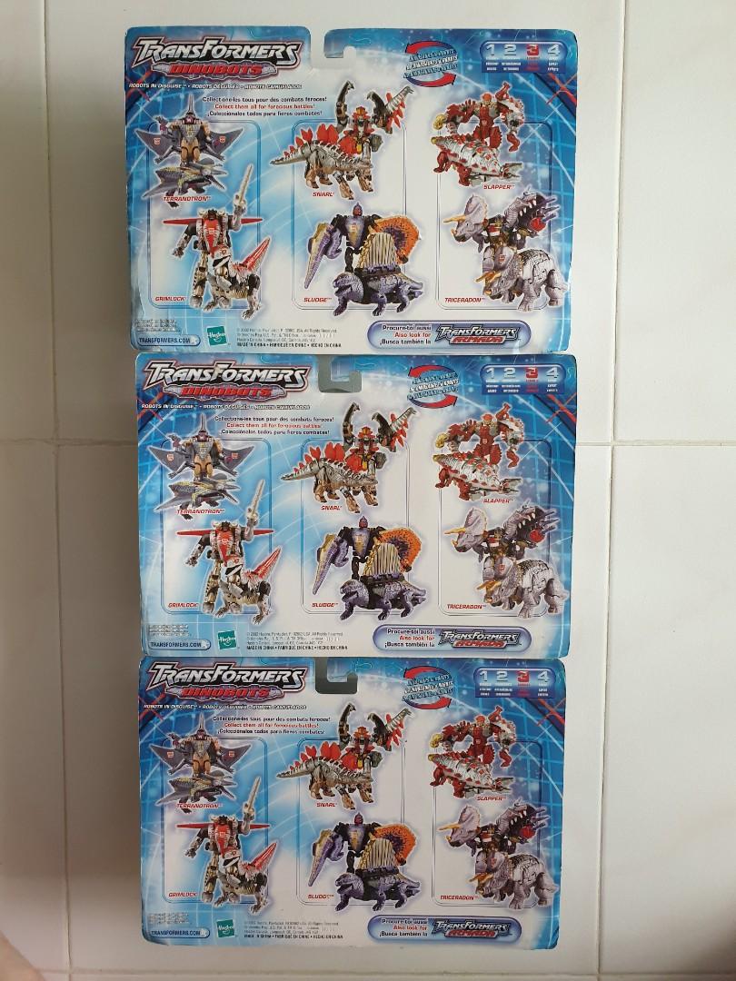 Transformers Armada Dinobots Walmart Exclusive Set of 3, Hobbies & Toys