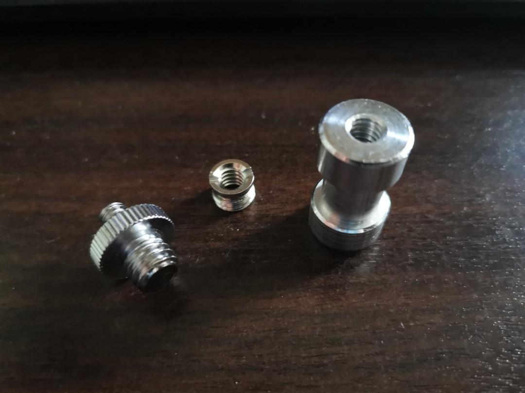 Tripod Screws Size Converter 1/4" 3/8", Photography, Photography