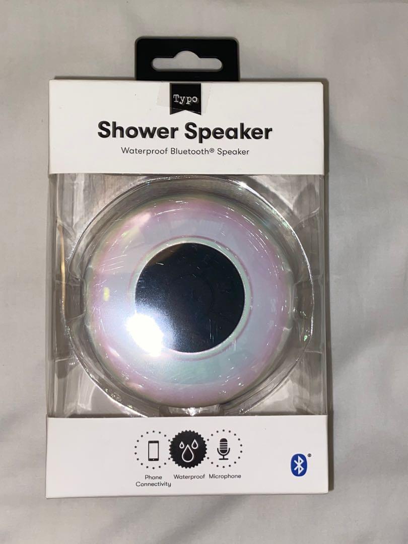 Typo shower speaker, Electronics, Audio on Carousell