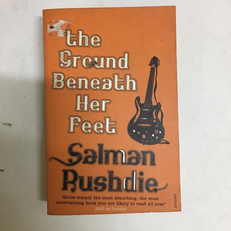 Used Book The Ground Beneath Her Feet By Salman Rushdie Paperback Books Stationery Books On Carousell