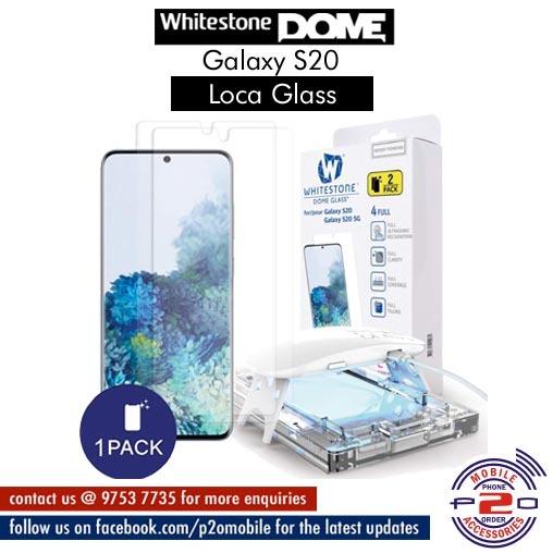 Whitestone Dome Glass Galaxy S20 Screen Protector, Mobile Phones