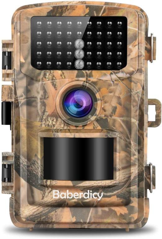 Wildlife Camera HD 1080P Baberdicy Trail Camera with Night Vision Motion Activated No Glow 42PCS Infrared LED 75 FT 22 M 120 Wide Angle Waterproof