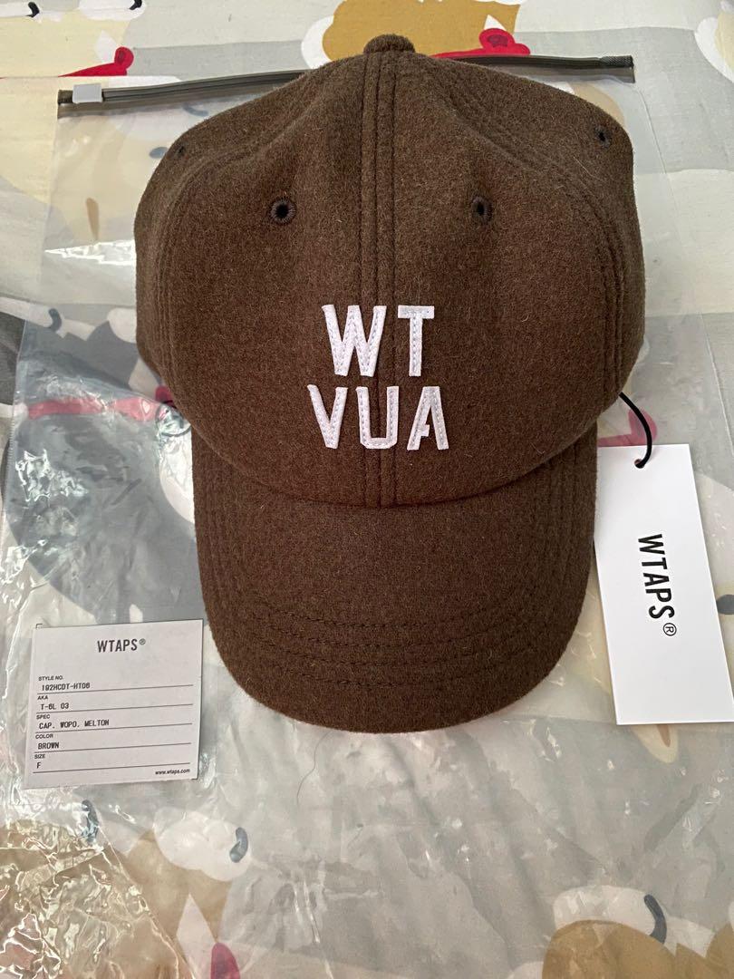 WTAPS T-6L 03 CAP WOPO MELTON 帽Hat Brown T-6, 男裝, 手錶及