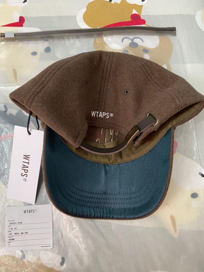 WTAPS T-6L 03 CAP WOPO MELTON 帽Hat Brown T-6, 男裝, 手錶及