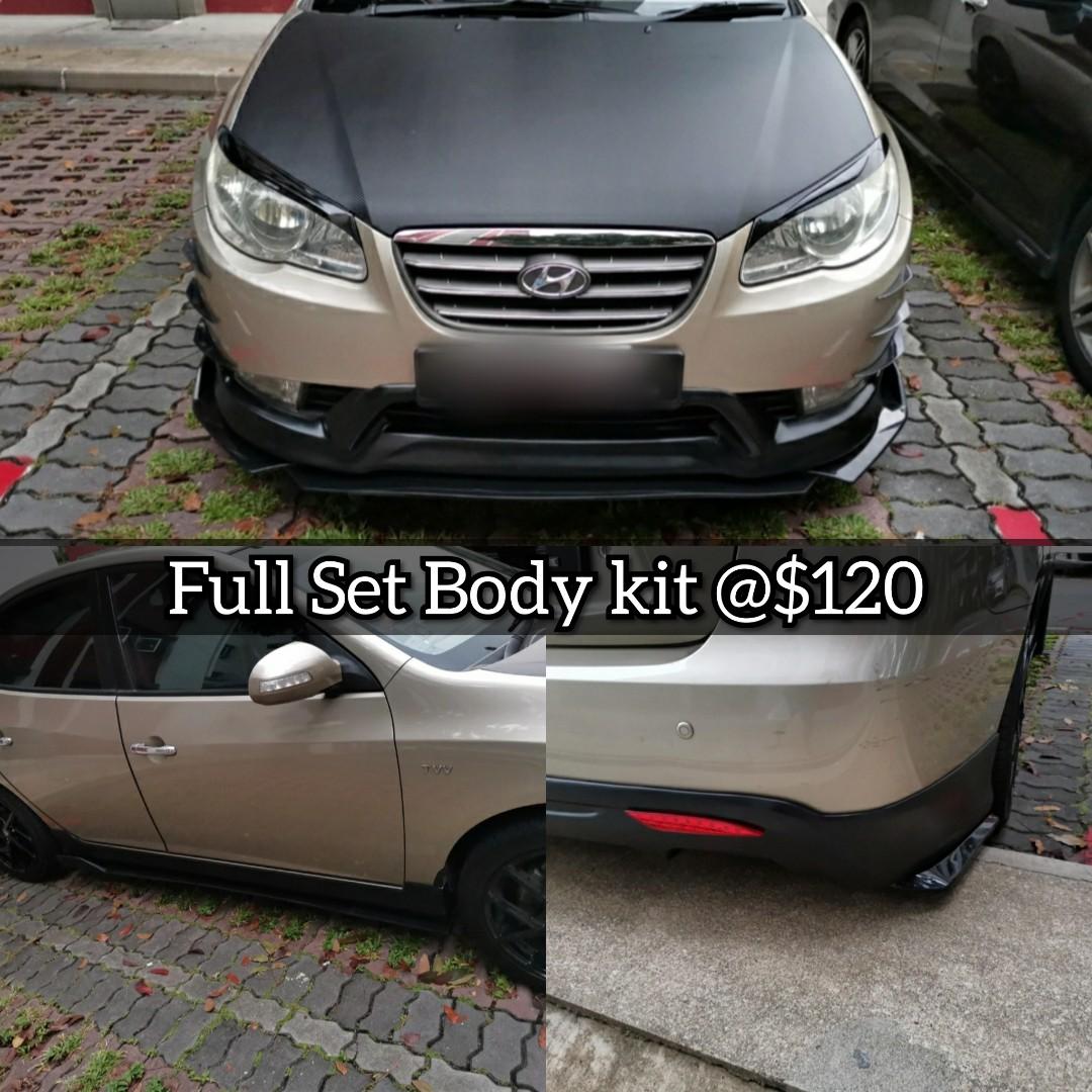 120 Only Universal Body Kit Set Gloss Black, Car Accessories