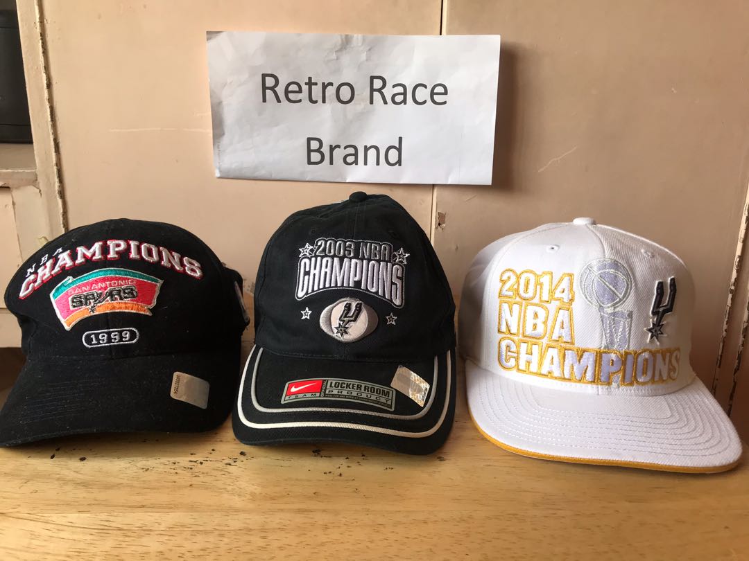 1999 2003 2014 San Antonio Spurs Vintage Locker Room NBA Champion