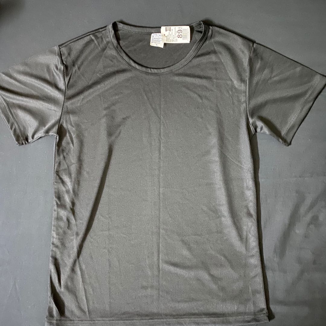 plain black dri fit t shirt