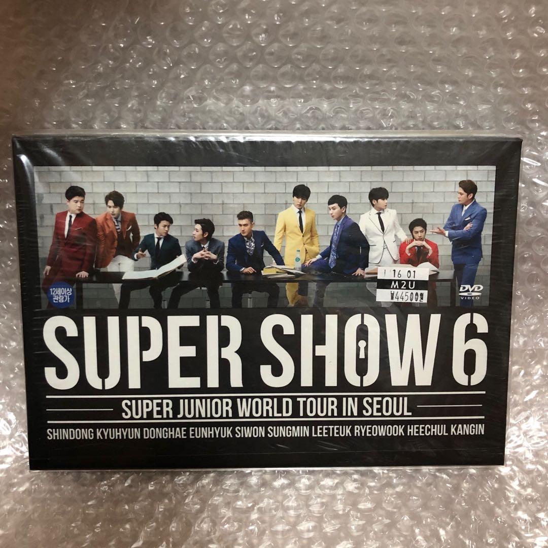 全新Super Junior Super Show 6 DVD, 興趣及遊戲, 收藏品及紀念品