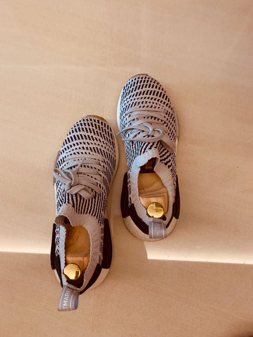 Adidas NMD R1 STLT Prime knit Grey Men s Fashion Footwear Sneakers on Carousell