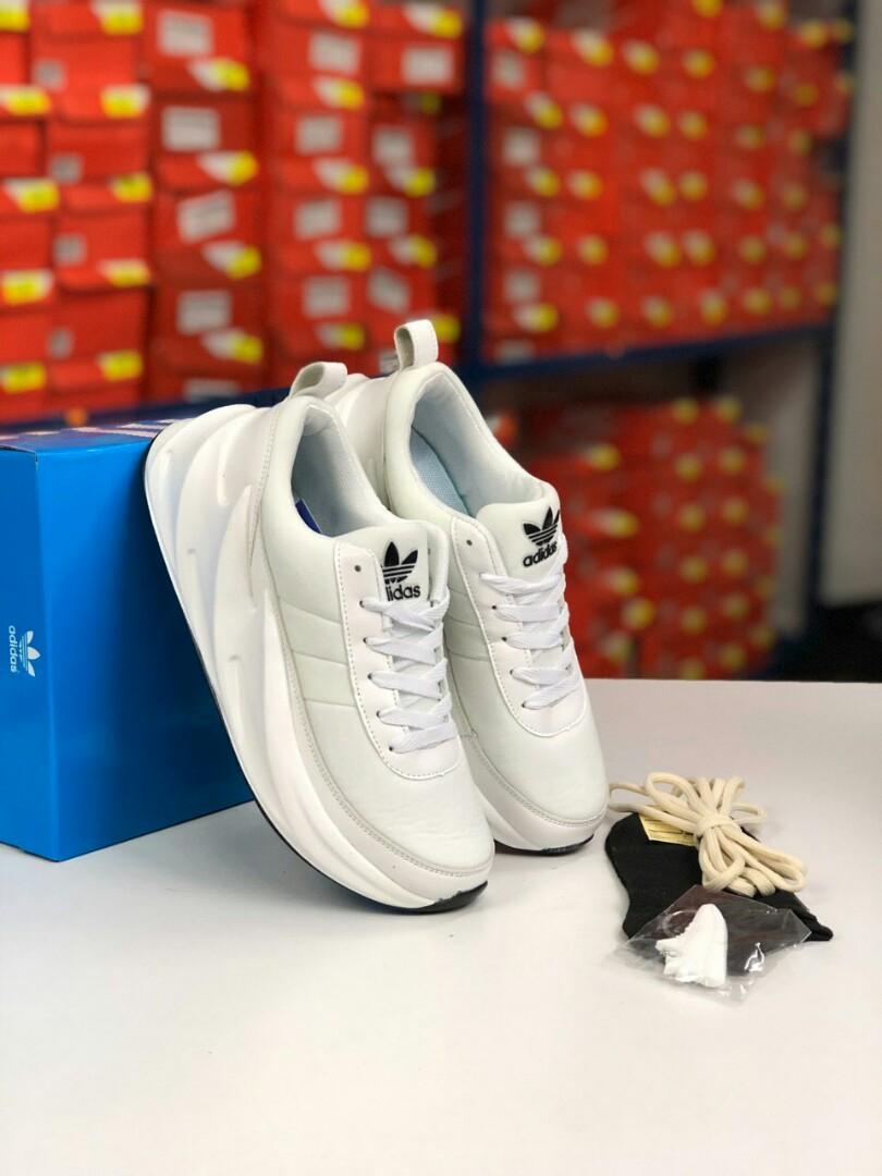 adidas shark all white