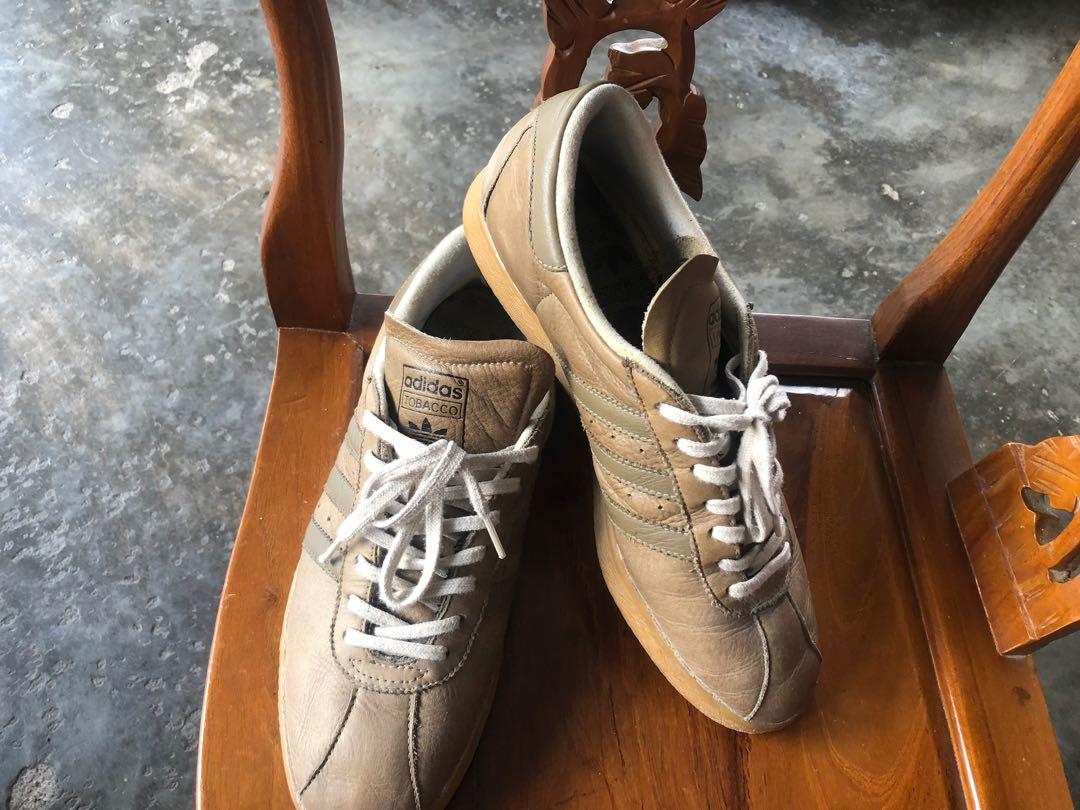 adidas tobacco leather sneakers