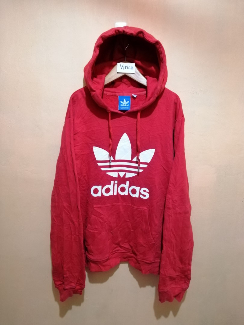 adidas trefoil hoodie big and tall