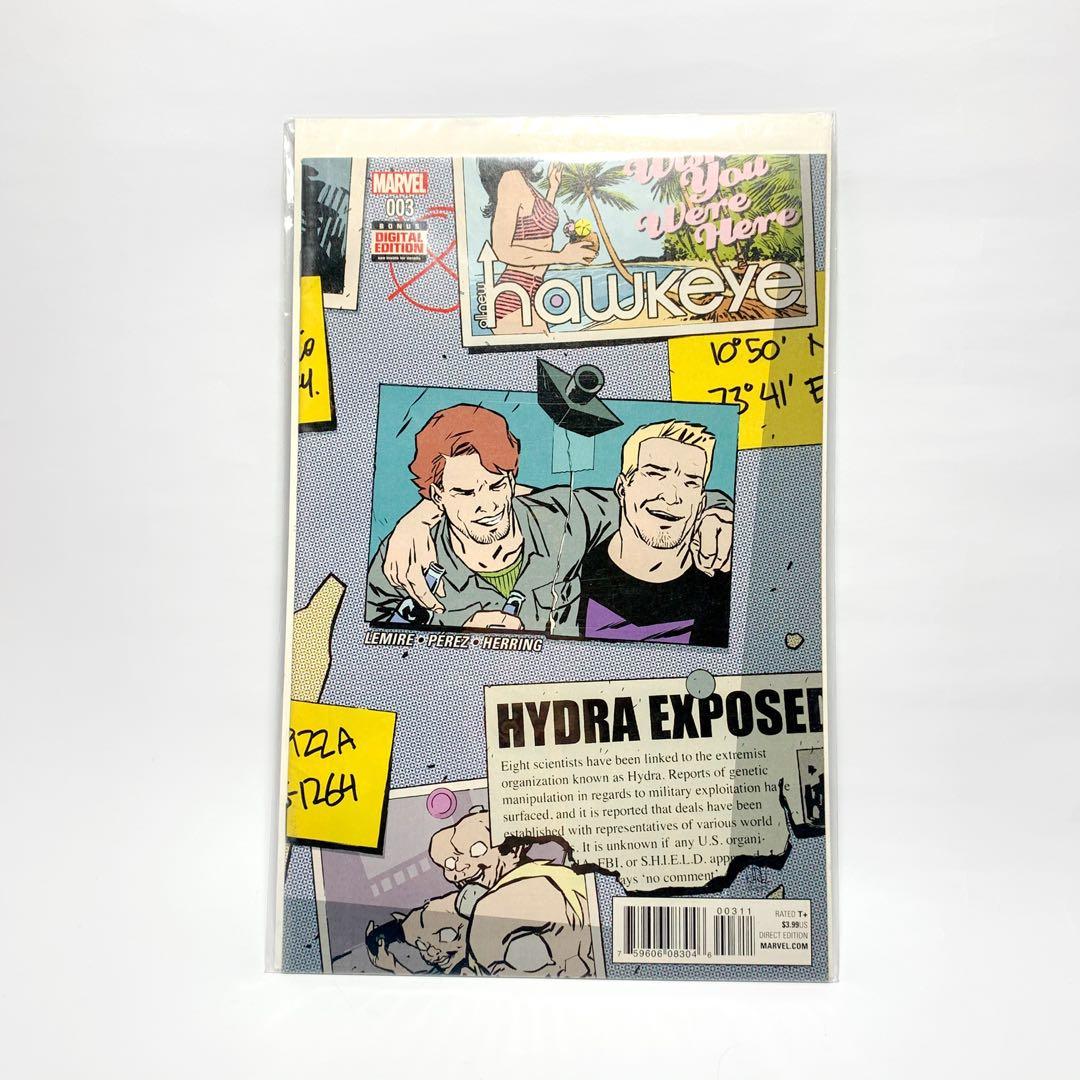 Marvel Comics All-New Hawkeye (2015-2016) Issue #3 (Category: Comics & Manga) located in Pasig City. Submitted by moonstoneblue (Listing ID 1013598389, Image 1). Description: Unopened 10/10 Condition.