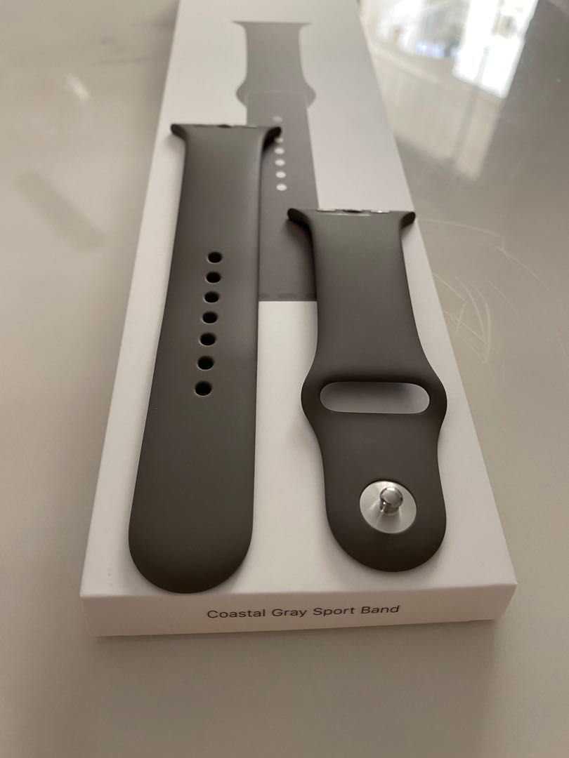 Apple watch sport band costal gray