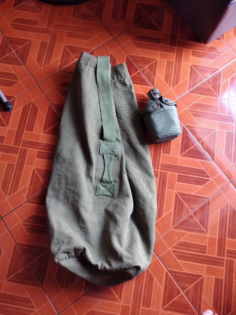 trolley bag in army canteen