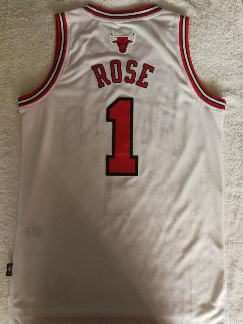 SALE Authentic Adidas Swingman NBA Home jersey Chicago Bulls Derrick Rose Men s Fashion Activewear on Carousell