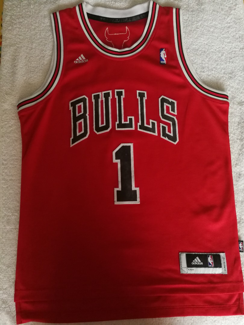 Authentic Swingman NBA Road jersey Chicago Bulls Derrick Rose, Men's Fashion, Activewear Carousell