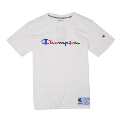 Champion Rainbow Logo T-Shirt Tee 