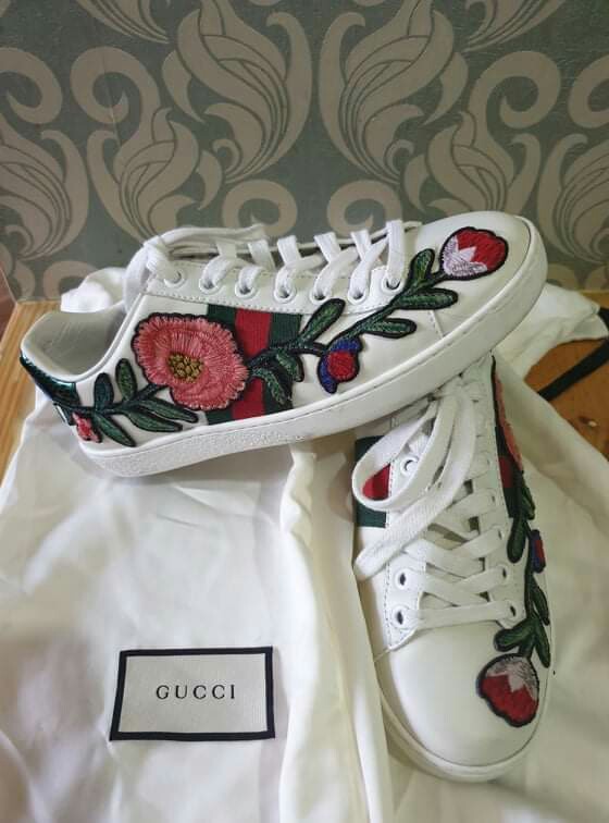 gucci ace floral