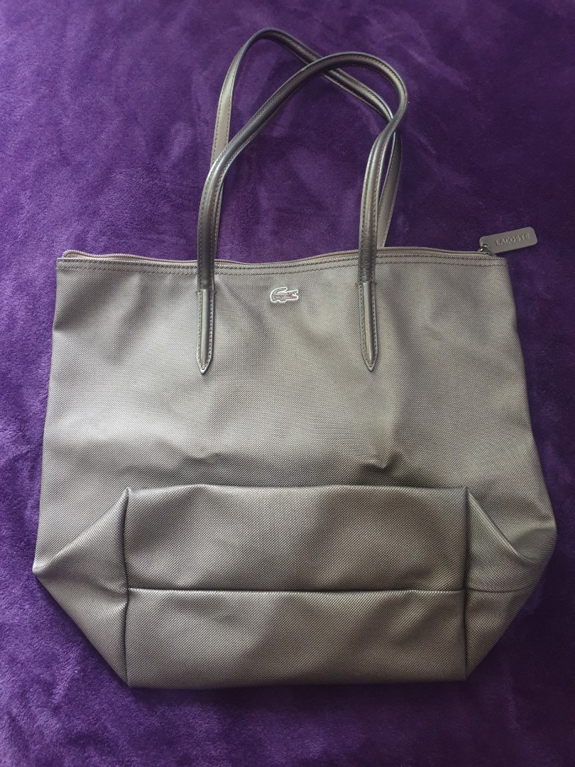 authentic lacoste tote bag