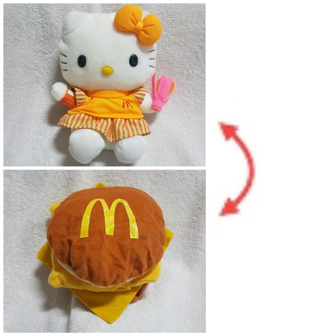 hello kitty reversible plush
