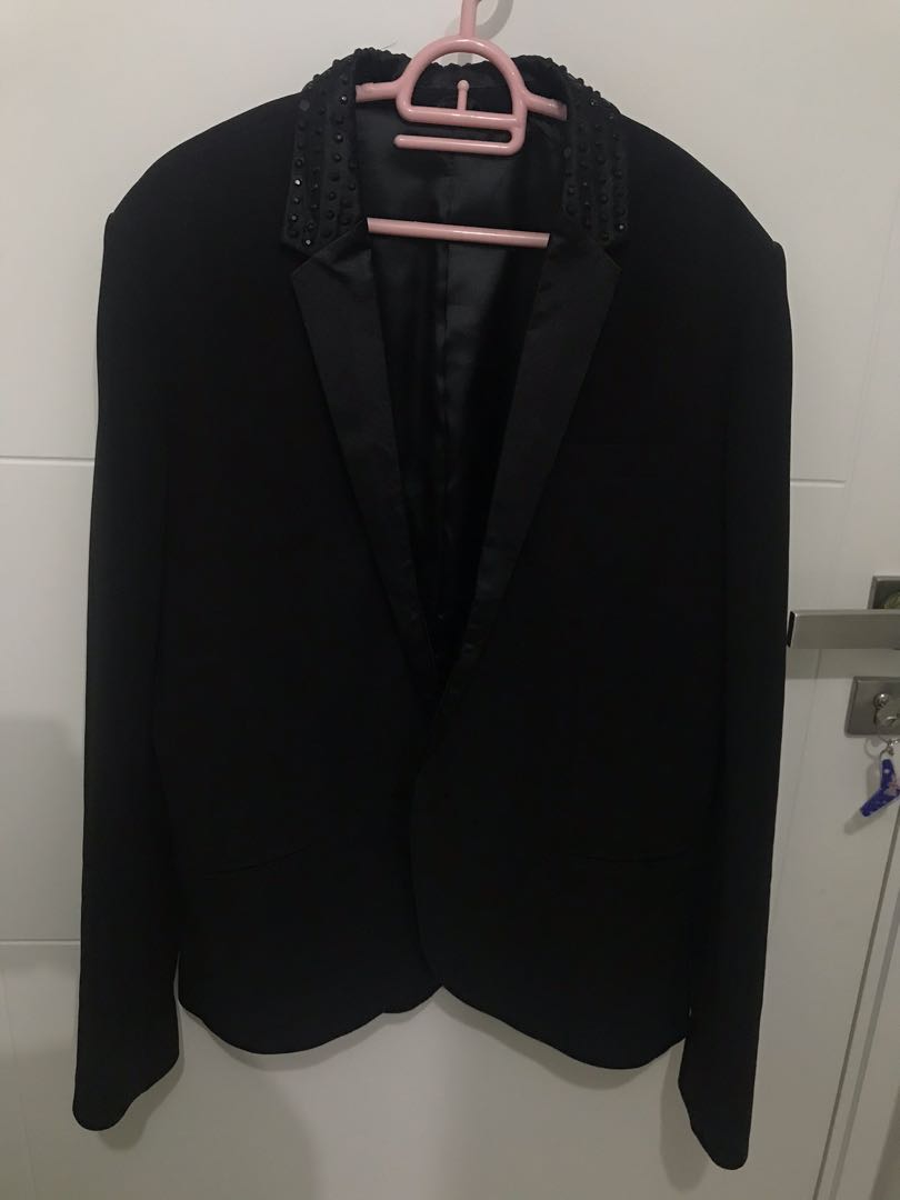 [BACA DESKRIPSI] ZARA Blazer jas outer hitam black