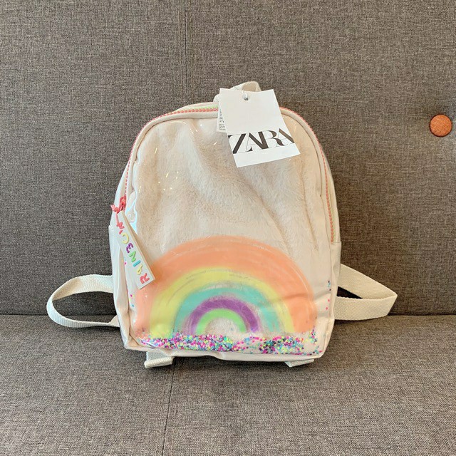 Zara sales rainbow backpack